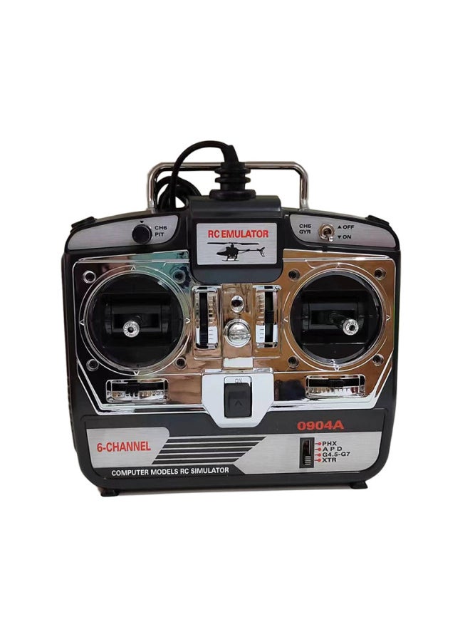 Generic - Phoenix Simulator Model Fixed-wing Helicopter 6 Channels 8 Channels With Dongle 161 Flight Simulation Exercise-Color:1618 -0908a (right-hand Throttle) - Image 1