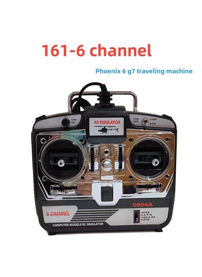 Generic - Phoenix Simulator Model Fixed-wing Helicopter 6 Channels 8 Channels With Dongle 161 Flight Simulation Exercise-Color:1618 -0908a (right-hand Throttle) - Image 1