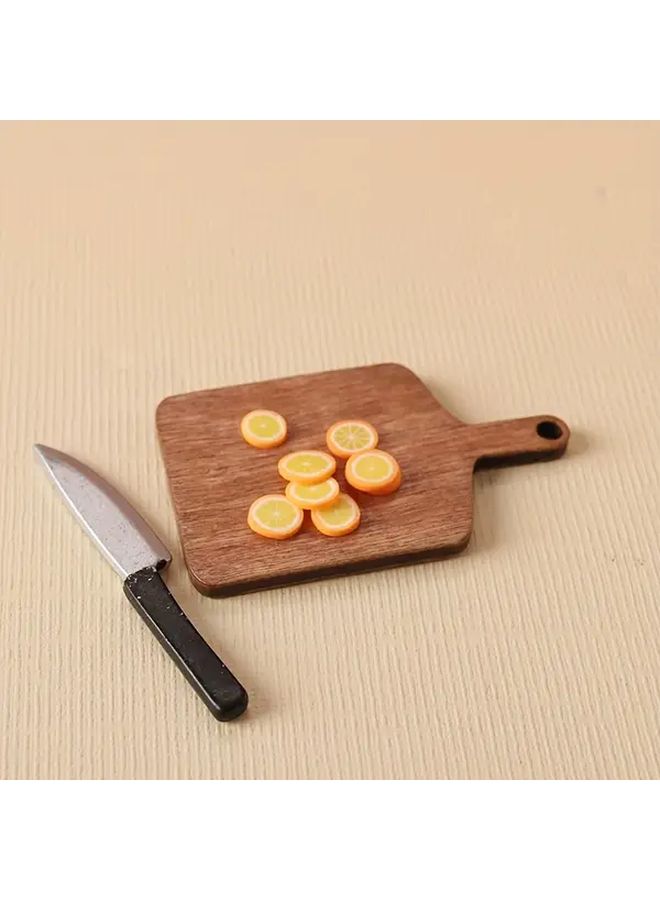 Miniature Cutting Board Steak Place Mat Set 5pcs - Image 1