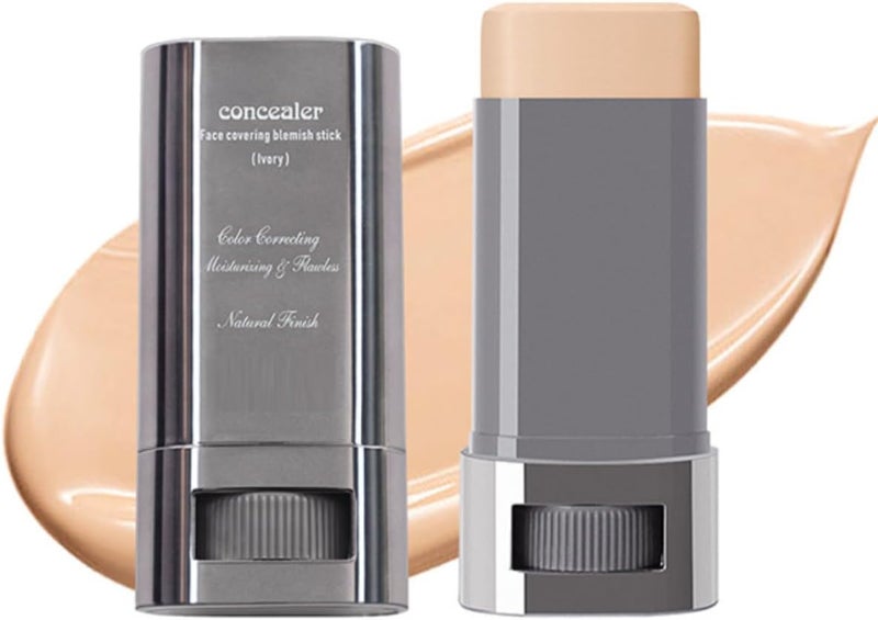 Foundation Stick Concealer Stick Light Foundation Makeup Nude Foundation Pen Matte Foundation Stick Light Creamy Face Foundation Stick Longlasting Mattifying for Light Skin
