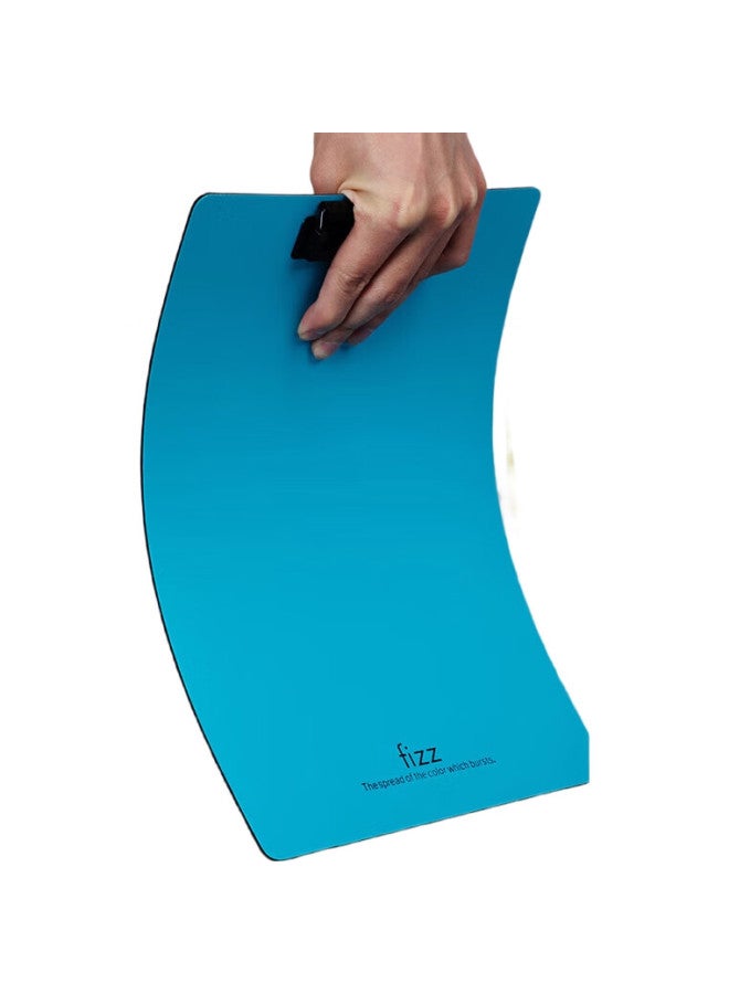 Fizz Feizhi (Fizz) High-Quality A4 Thick Pp Writing Clipboard/Desk Pad/Hard File Folder/Office Supplies/Student Stationery, Sky Blue A6383 - Image 2