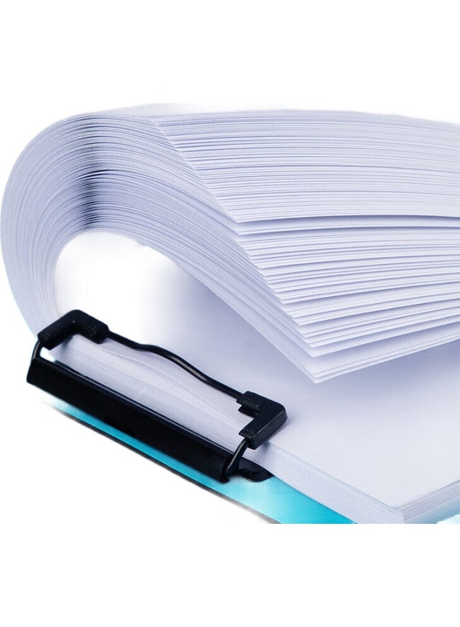 Fizz Feizhi (Fizz) High-Quality A4 Thick Pp Writing Clipboard/Desk Pad/Hard File Folder/Office Supplies/Student Stationery, Sky Blue A6383 - Image 1