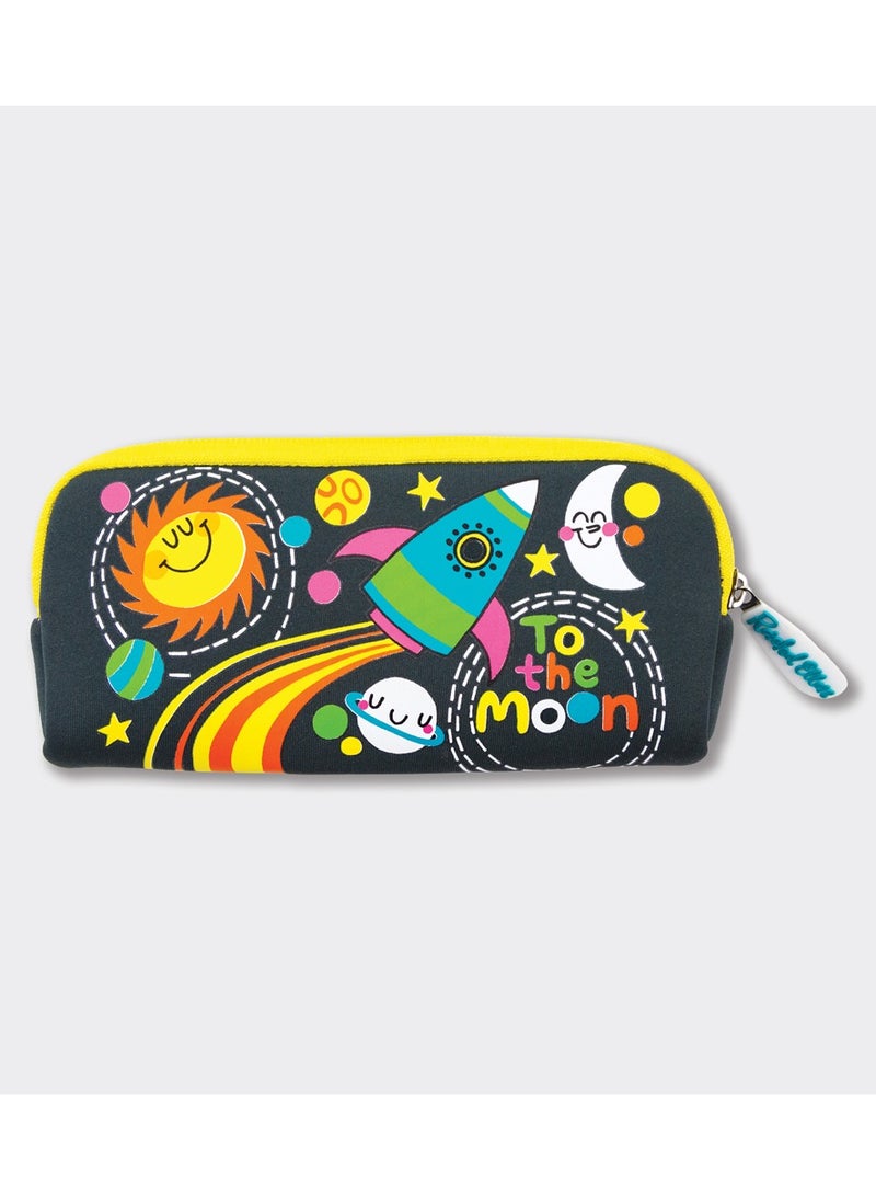Rachel Ellen Childrens To the Moon Neoprene Pencil Case  - Image 1