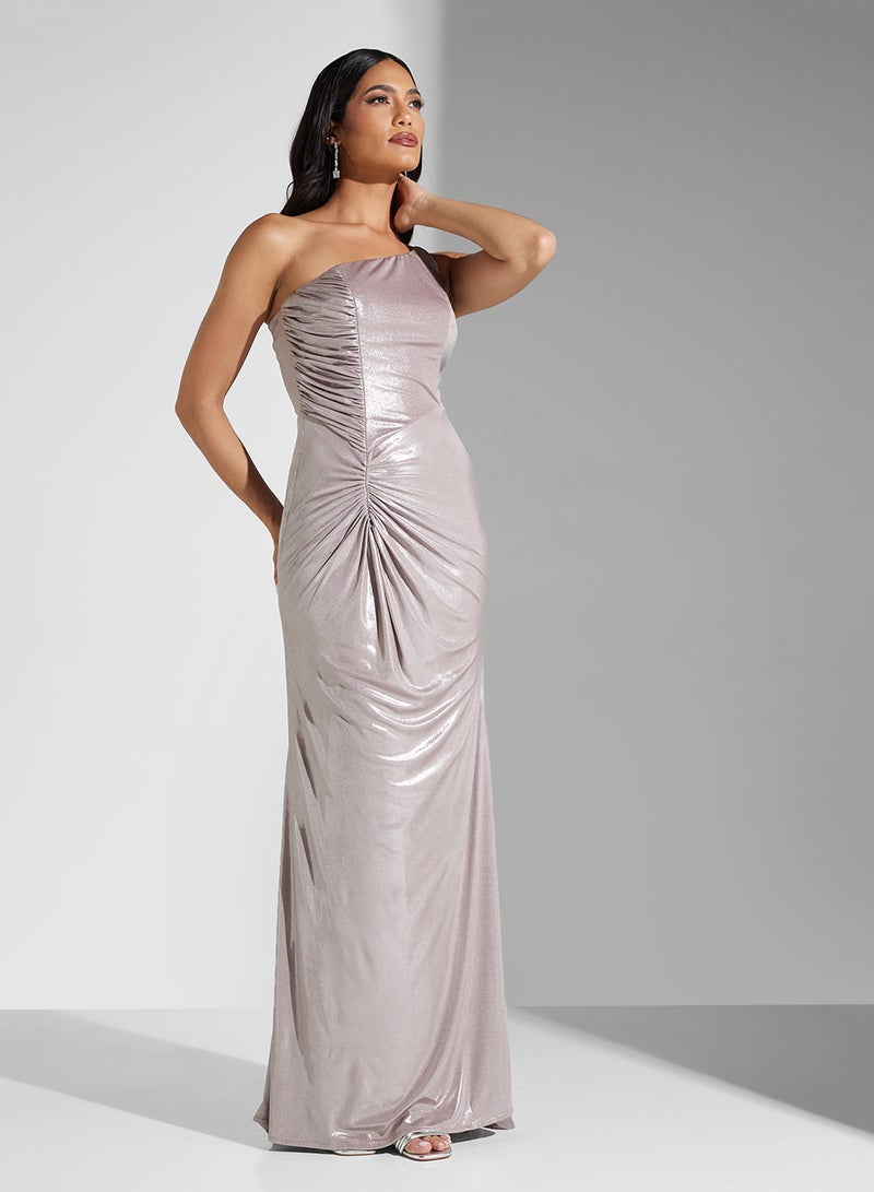 Namshi x One-Shoulder Evening Dress - Image 5