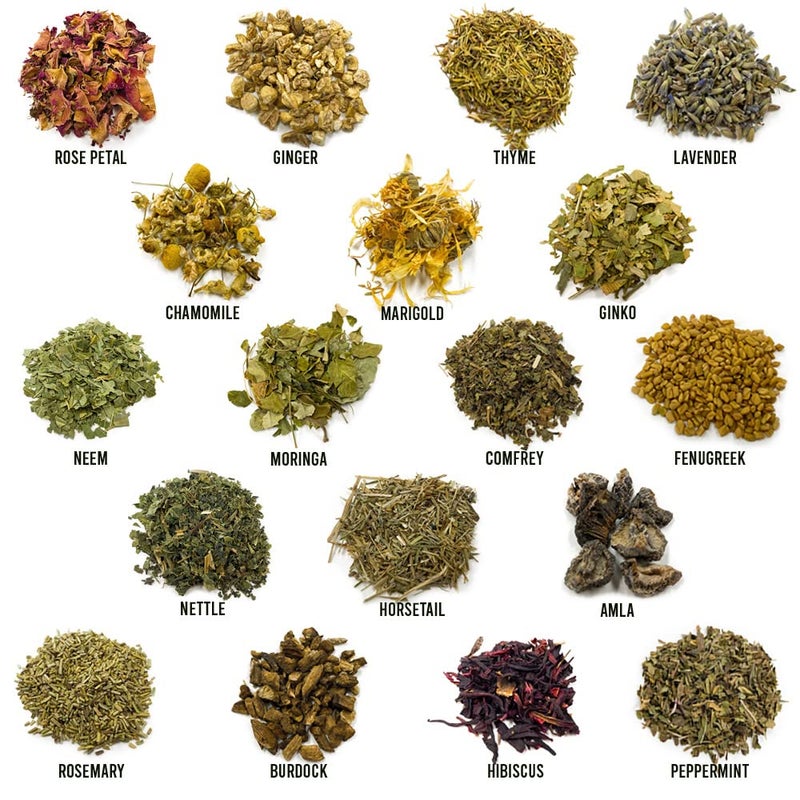 Well's Oil Herbal Mix | 18 Botanical Herbs | DIY Herbal Infusion Ingredient | Cosmetic Use Only | 2 Ã— 2.5 oz (70 g) - Image 2