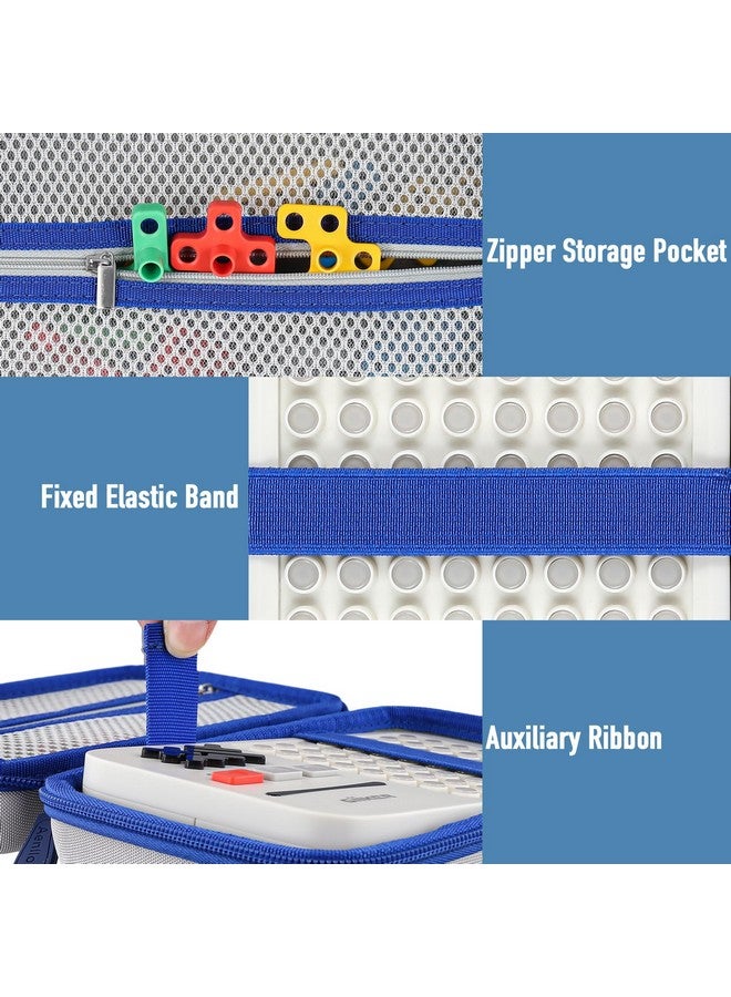 Aenllosi Case Compatible with GiiKER Super Blocks Pattern Matching Puzzle Games, Mesh Pocket for Colored Pieces & Batteries (Case Only)
