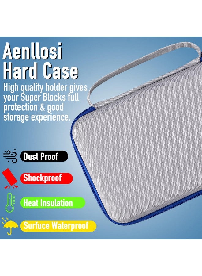 Aenllosi Case Compatible with GiiKER Super Blocks Pattern Matching Puzzle Games, Mesh Pocket for Colored Pieces & Batteries (Case Only)