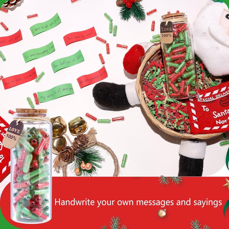 Tintnut Christmas gifts for boyfriend Birthday Cute Capsule Letter Massage in Bottles Small Card Notes Long Distance Relationship gifts Love Letters Pills Sweet Meaningful Tiny Presents for Gf - Image 3