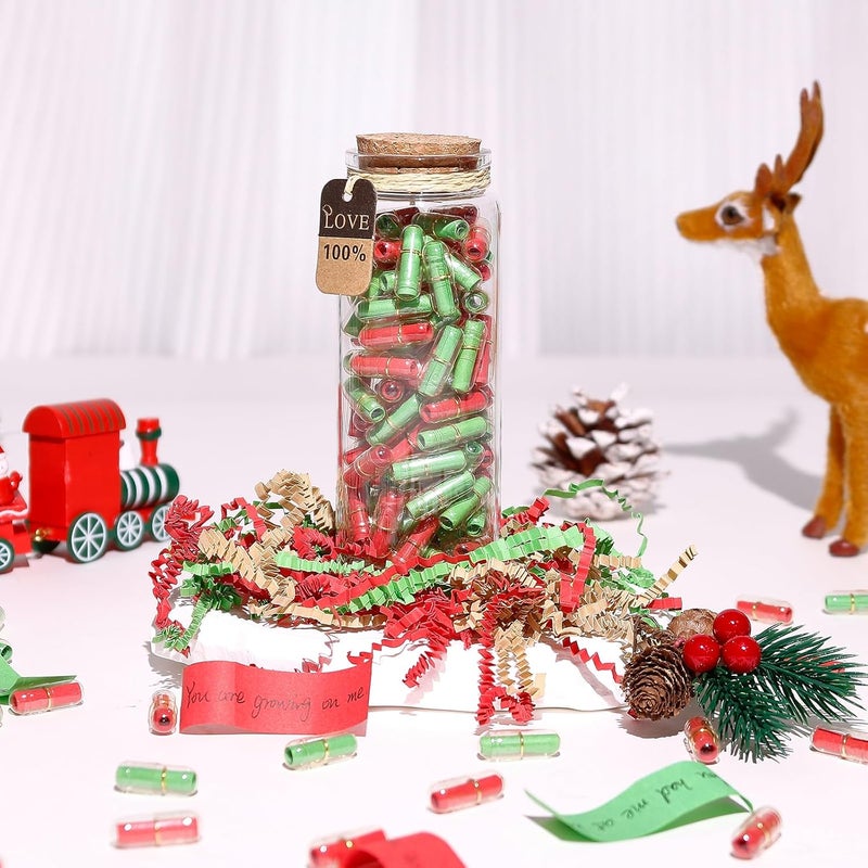 Tintnut Christmas gifts for boyfriend Birthday Cute Capsule Letter Massage in Bottles Small Card Notes Long Distance Relationship gifts Love Letters Pills Sweet Meaningful Tiny Presents for Gf - Image 4