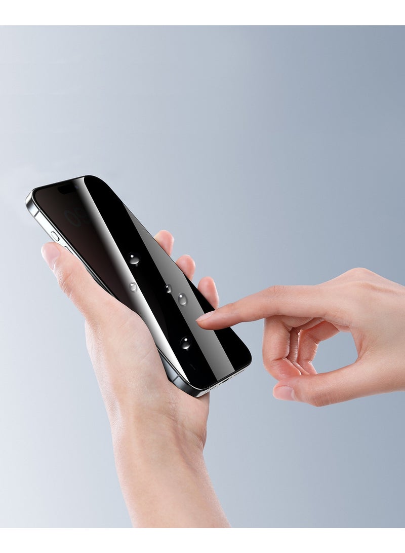 ديفيا حماية شاشة  ايفون 16 بلس لقافه  من ديفيا يضمن لك حماية الشاشة من الخدوش والصدمات مع الحفاظ على خصوصيتك الشخصية. بفضل الزجاج المقوى مرتين ويدعم التعرف السريع على بصمة الاصبع - Image 5