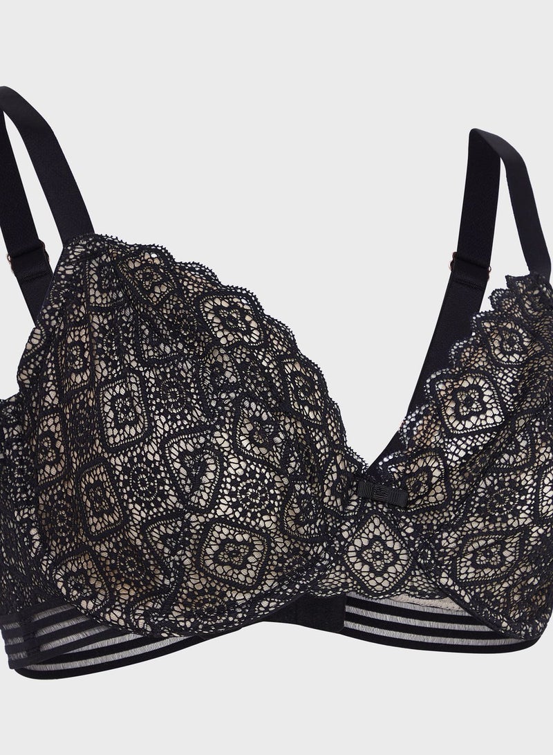 Dorina Lace Push Up Bra  - Image 3