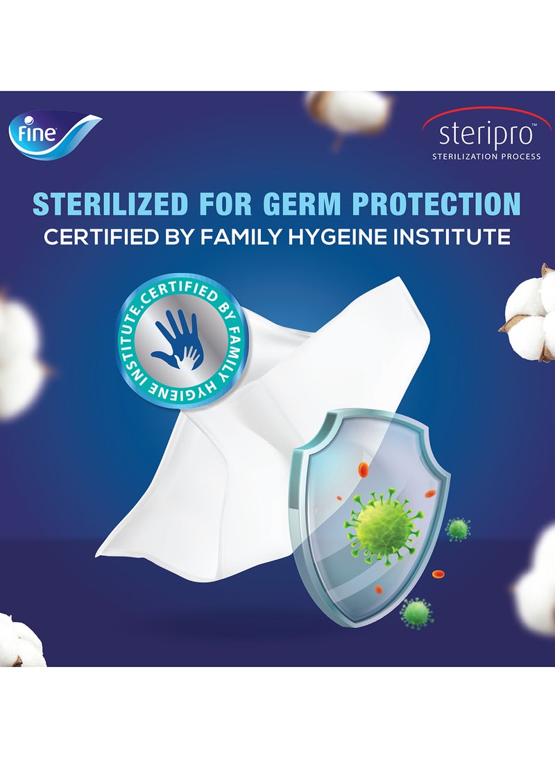 Fine Fluffy Facial Tissue 40 Packs x 200 Sheets x 2 Ply Sterilized Mega Saver Pack - Image 5