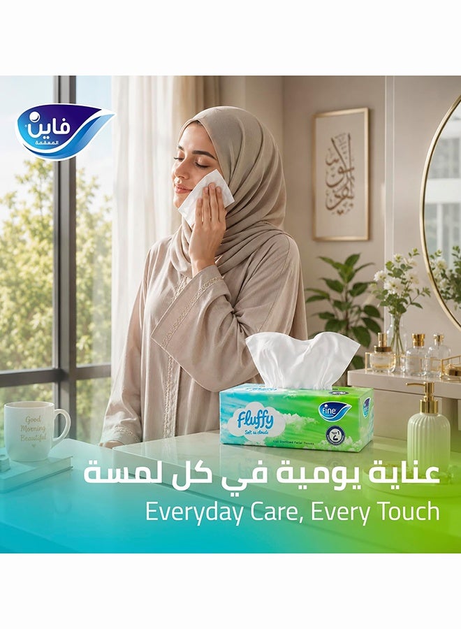Fine مناديل وجه فاخرة 40 عبوة × 200 ورقة × 2 طبقة معقمة حزمة توفير ضخمة - Image 3