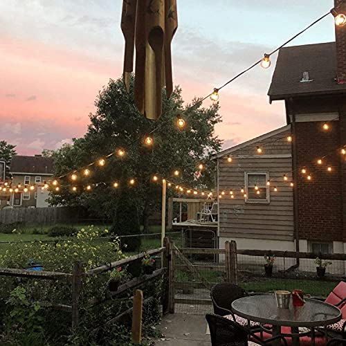 XERGY Outdoor String Lights 50 Feet G40 Globe LED Lights with 52 Edison LED Break Proof Bulbs + 2 Extra, Light for Backyard Terrace Garden Balcony Party Decor Diwali Lights for Home Decoration - Image 2