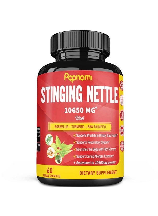 Papnami Stinging Nettle Root Extract Capsules Equivalent To 10650Mg 2 Months Supply - Image 2