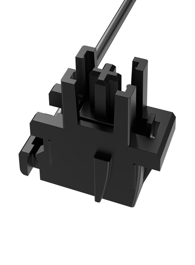 DUROCK Plate Mount Stabilizer V3, Innovative Pre-Clipped Stem for Minimum Wire Wobble 2U 6.25U 7U Keyboard Stabilizers (V3 Nero 80% Kit) - Image 2