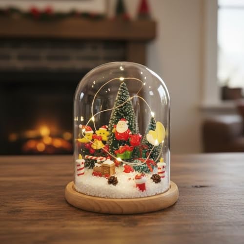 Moira 16 pcs Christmas Theme Miniature Decoration Items for Shops, Cake Toppers Plants, Terrariums, Doll Houses, Fairy Gardens - Image 3