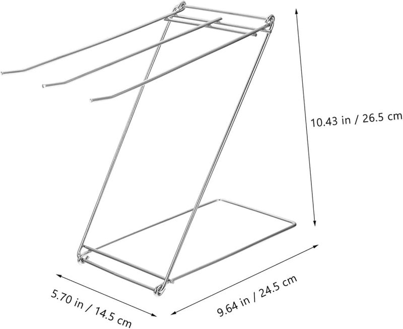 Multicolor Stainless Steel Wall Mounted Kitchen Drying Rack Towel Storage Space Saving 26 5X24 5X14 5CM - Image 3
