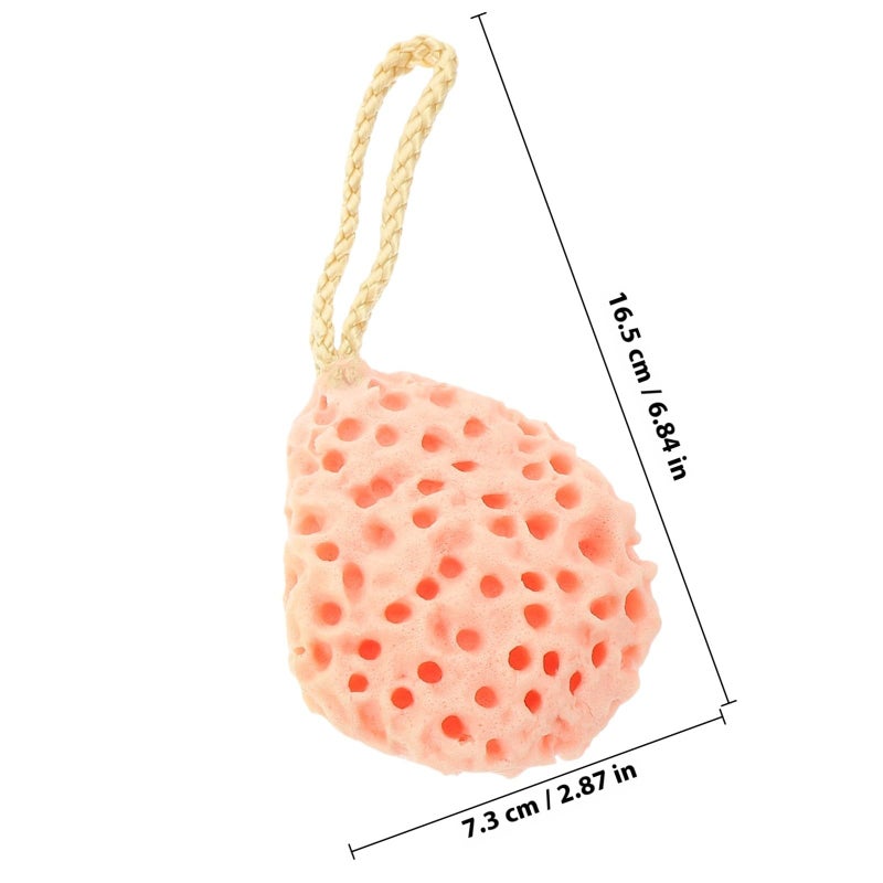 Exfoliating Bath Sponges 3 Pack Reusable Soft Compressed For Face Body Cleansing Makeup Removal - Image 3
