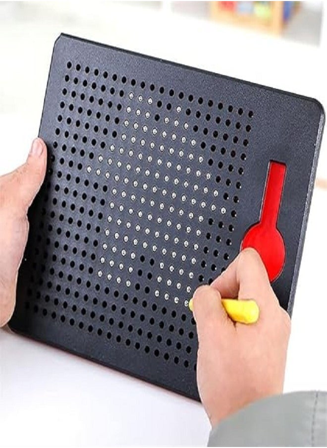 Magnetic MagPad Magnetic Drawing Board for Kids and Toddlers with Magnet Stylus Pen and Beads- Erasable Doodle Writing Pad and Drawing Board Toy Big  - Image 2