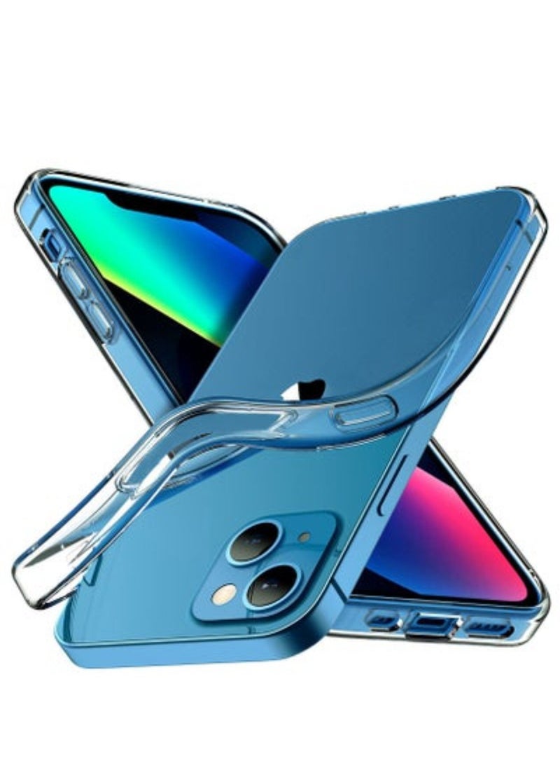 iPhone 14 Max Protective Case Clear TPU Soft Scratch-Resistant Anti-Drop Slim Thin Crystal Case Cover Compatible with iPhone 14 Max 6.7 Inch