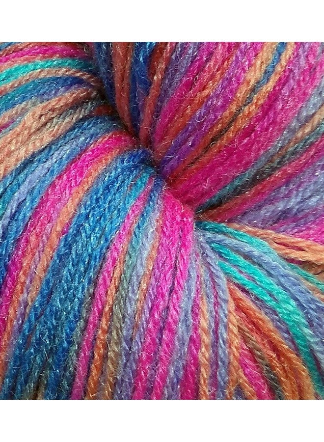 OSWAL Oswal Knitting Yarn Wool Multi Blue Pink Light Orange Woolen Crochet Yarn Thread. Wool Yarn for Knitting. Woolen Thread. (300gm) - Image 2