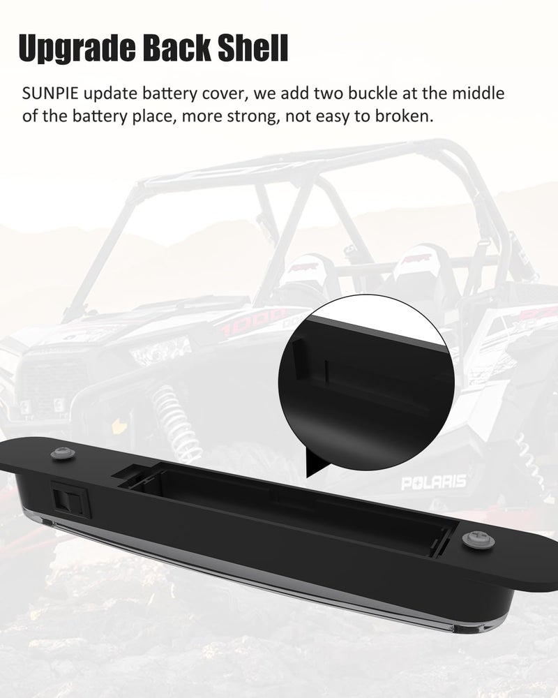 SUNPIE Dome Light for UTV Universal Interior Roll Bar LED Lights for Side by Side Compatible with Polaris(RZR/Ranger/General) Honda(Talon/Pioneer) Kawasaki(Mule/Terxy) CanAm (All Mode), 48 LED Chips - Image 2