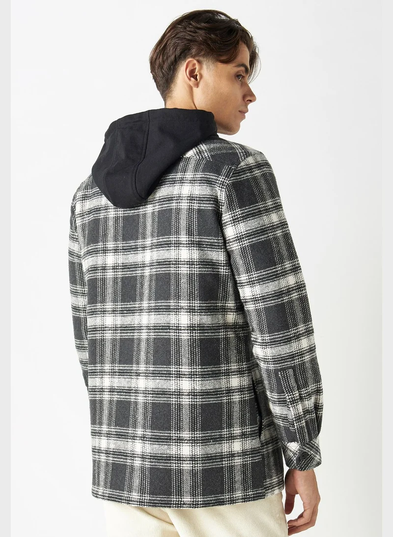 Lee Cooper Checked Dual Pocket Jacket