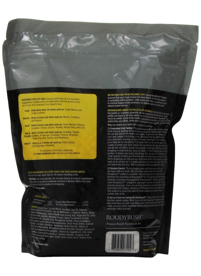 ROUDYBUSH Roudybush Low Fat Bird Food, Medium, 44-Ounce  - Image 2