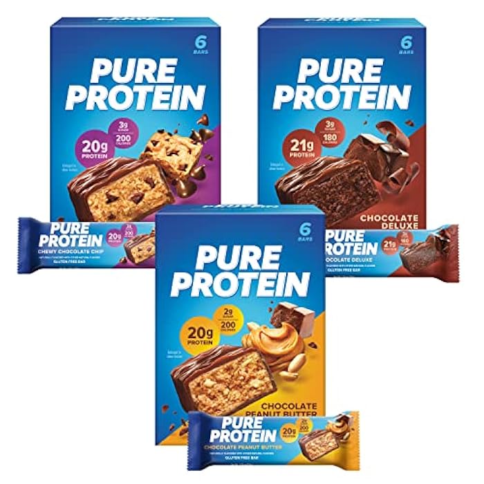 Pure Protein Bars Chocolate Variety Pack (18 ct) - Image 1