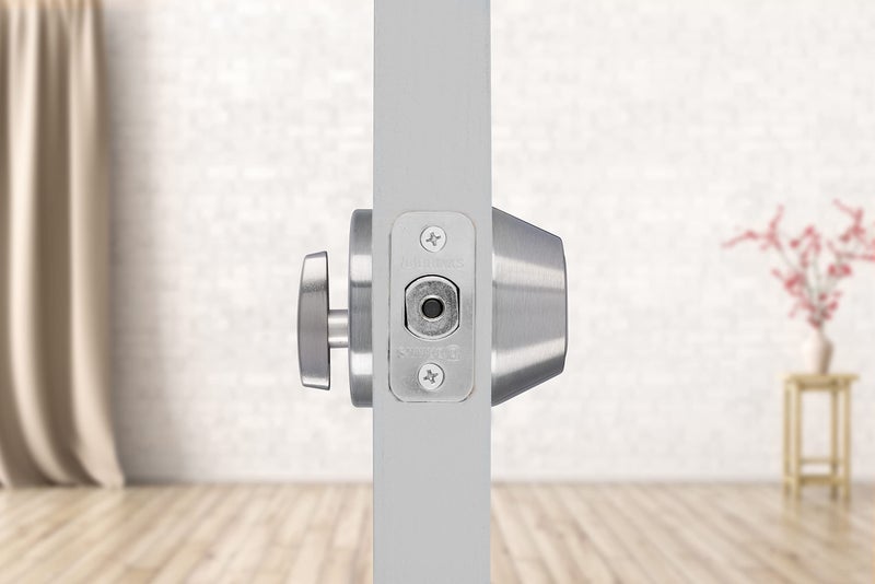 BRINKS Transitional Single Cylinder Deadbolt Lock, Door Lock Built for Residential Protection ANSI Grade 2 Security, Satin Nickel - Image 3