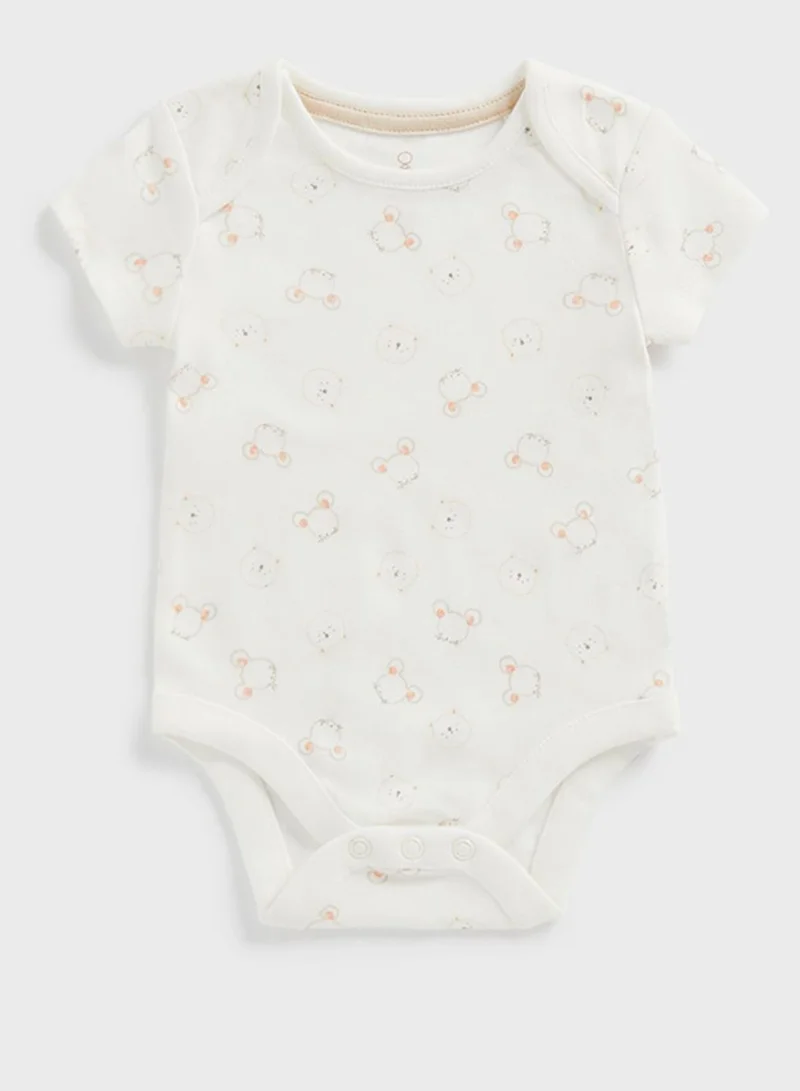 mothercare Infant Checked Bodysuit
