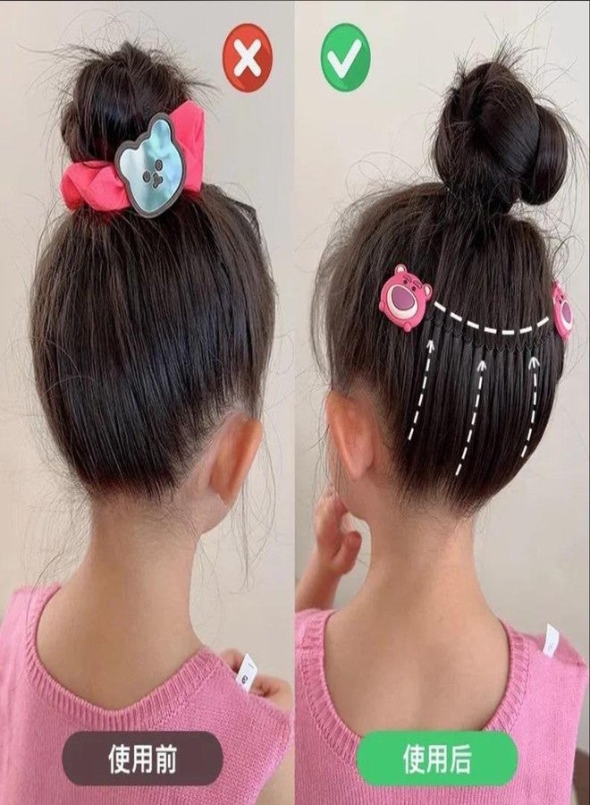 WECROO Cute Hair Accessories for Kids & Girls Invisible spiral Hair Clips, Hair Bands, Cute Pins & Clips for Baby Girls girl hair accessories, hair clip for baby girl & kids (Multicolor, Pack of 6) - Image 3