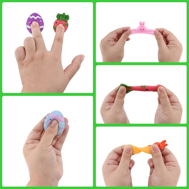 Eavotoy 24 PCS Easter Mochi Squishy Toys Squishies Easter Toys for Kids Girls Boys Easter Basket Stuffers Party Favor Gifts - Image 5