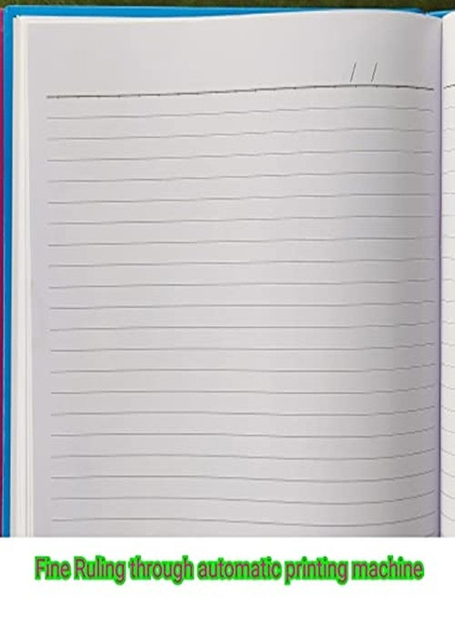 Sagar Hard Bound Non Dated Laxmi Notebook [Set of - 1] | Both Side Ruled 80 GSM Paper 192 Pages| Useful For Personal & Official Writing Notebook| Extra durable Smallsize Notebook| - Image 4
