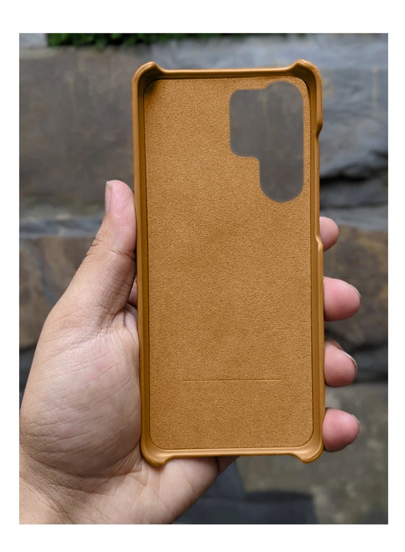 Wtech Excelle Series Cardcool Protection Shell Case Cover For Samsung Galaxy S24 Ultra 5G 2024 Brown - Image 5