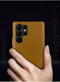 Wtech Excelle Series Cardcool Protection Shell Case Cover For Samsung Galaxy S24 Ultra 5G 2024 Brown  - Image 3