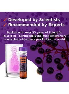 Sambucol Vitamin C Tablets Effervescent Immuno Forte and Zinc 15 Tablets  - Image 4