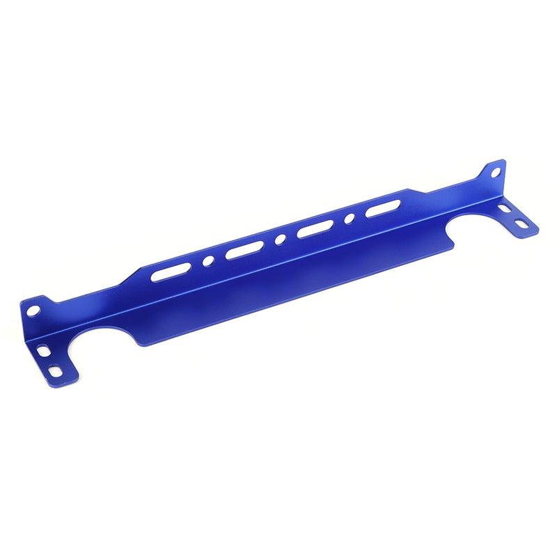 British Type Oil Cooler Mounting Bracket Kit 34cm/13.4in Aluminum Alloy Universal for CarBlue - Image 2