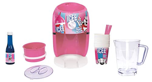 iscream Genuine ICEE Brand Counter-Top Sized ICEE at Home Shaved Ice Slushie Maker, Parlor Pink w/Bonus Syrup and Cups - Image 3