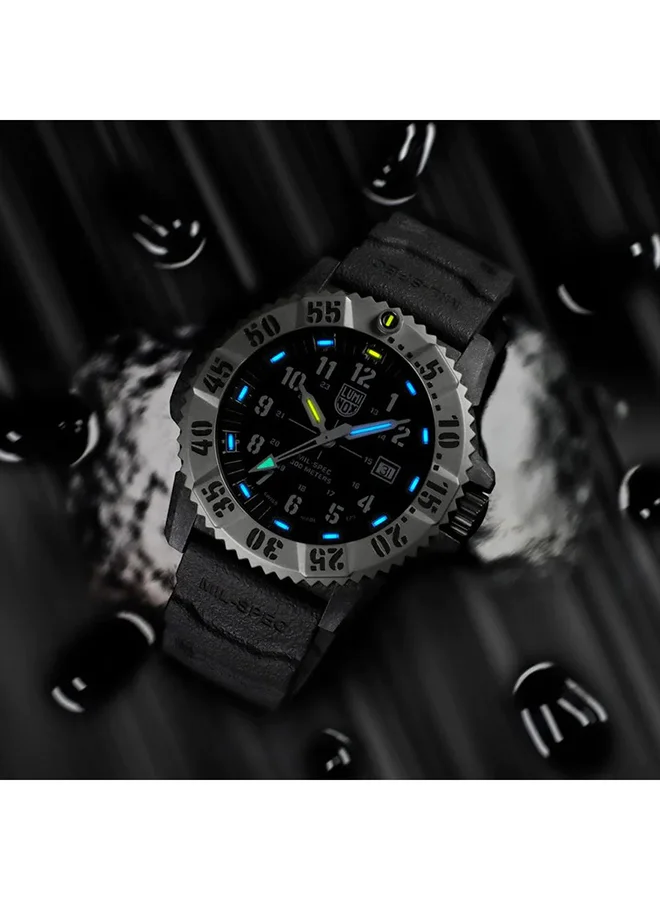 Luminox Men's Analog Round Shape Rubber Wrist Watch XL.3351.SET - 46 Mm