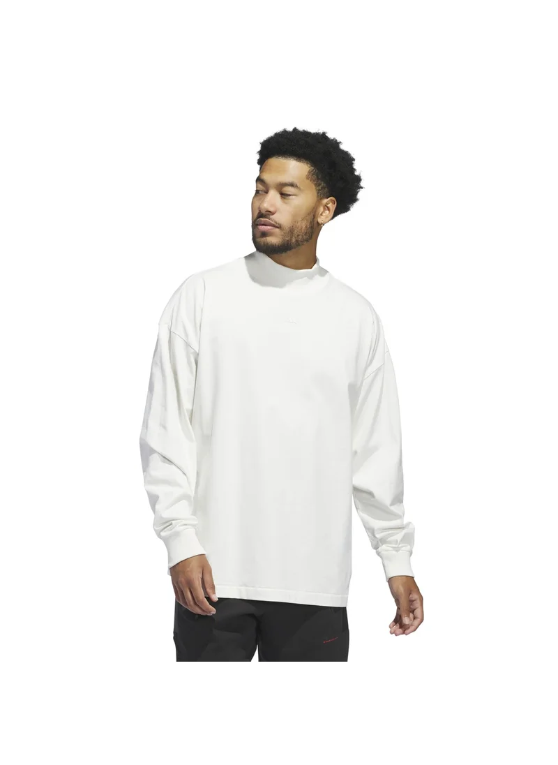 اديداس adidas ONE BB L/S TEE White Originals Unisex T-SHIRTS