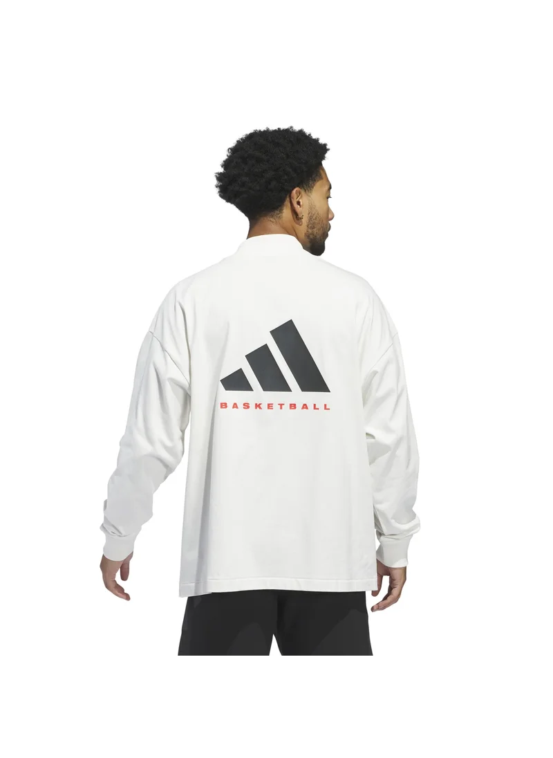 اديداس adidas ONE BB L/S TEE White Originals Unisex T-SHIRTS