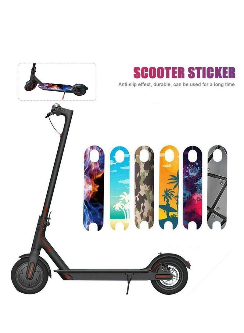Generic Personality Pedal Mat PVC Pad Sticker for Xiaomi MI Mijia M365 Electric Scooter Accessories (Flame)  - Image 4