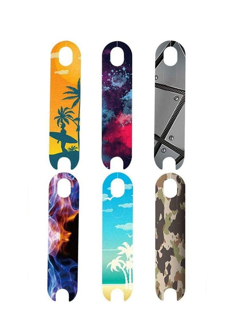Generic Personality Pedal Mat PVC Pad Sticker for Xiaomi MI Mijia M365 Electric Scooter Accessories (Flame)  - Image 3