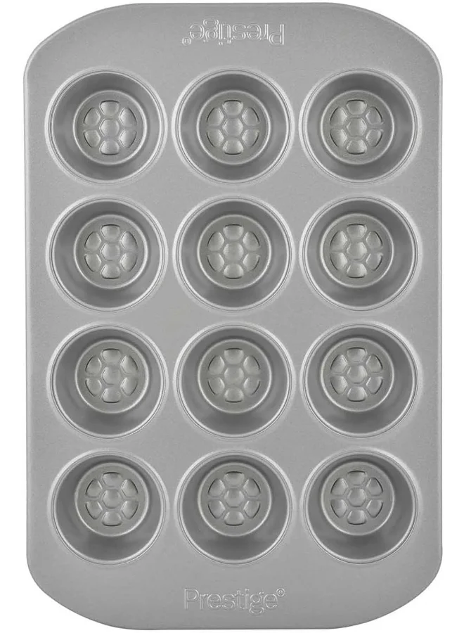 Prestige Prestige Mini Muffin Tin 12 Cups Pr57448, Grey