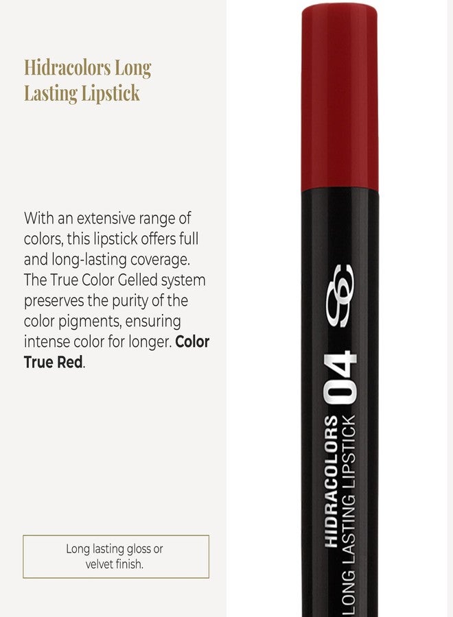 SALERM - Lipstick - Hidracolors Glossy - True Red Color - Creamy Texture - Total and Long-Lasting Coverage - Hydrating Lipstick - Glossy Effect - Image 2