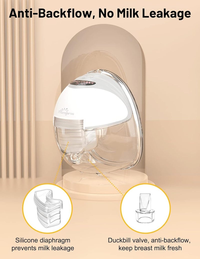 Mumgaroo Wearable Breast Pump - Hands Free & Rechargeable - Image 5