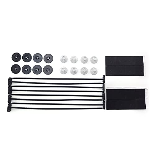 PROOTOM 2-Pack Electric Radiator Fan Mounting Kit, Compatible for 7" to 16" Electric Cooling Fan and Transmission Cooler, 16" L x 7" W - Image 2