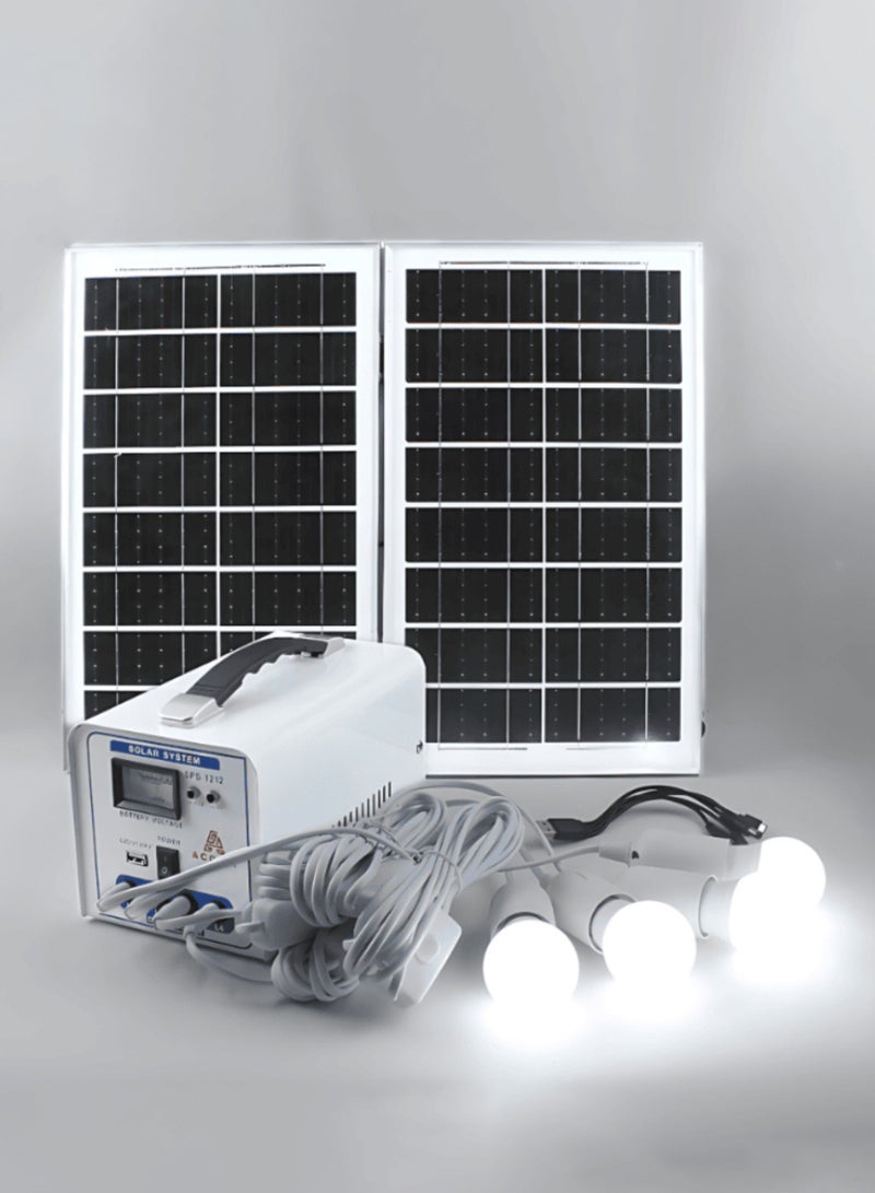 ACCEPT 20W Solar Power System with 4 x 3W LED Lights - Image 3